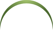 Green arch graphic element